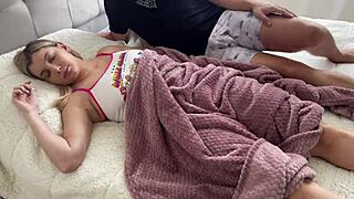 stepbro used me hard with parents next door