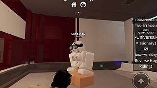 Fucking this horny bitch on Roblox feels insane!