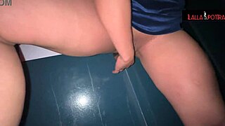 brazilian gloryhole surprise huge thick cock sucked hard in front of cuck while tiny one's a jungle mess