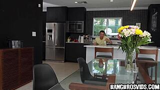 hot house sitter's big ass and tits ridden doggystyle pov