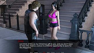 unwrapping zoey's monster holiday treat