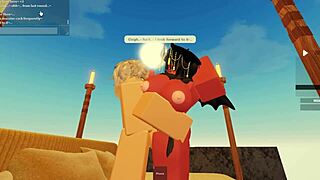 blonde heads outside for sloppy blowjob closeup ft rblx ultra deepthroat action