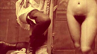 Dark Lantern Vintage Peepshow Reveals Victorian Gentleman's Erotic Hairy Milf Confessions