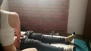 Colombian Teen Swallows Huge Cock Handjob Closeup