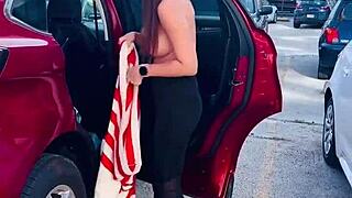 Amateur Car Dressing Compilations Outdoors