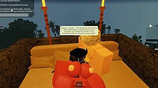 blonde heads outside for sloppy blowjob closeup ft rblx ultra deepthroat action