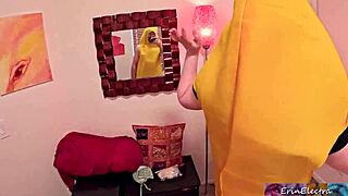 stepmom bends for halloween anal creampie from stepson 🎃🍑💦