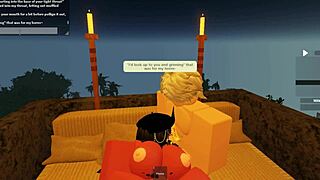 blonde heads outside for sloppy blowjob closeup ft rblx ultra deepthroat action