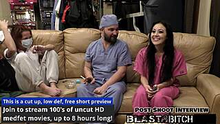 hey, blaire celeste's double blowjobs end in massive cum blast pov!