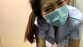 hot nurse friend begs fuck me harder in hospital wet pussy pounding 😩💦
