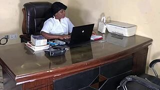 Sexy Nurse Revives Falling Dick with Bent Over Pussy Treatment