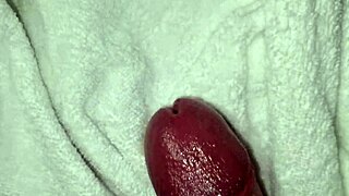 Gasp and Moan Spitting on Huge Cock for Slow Intense Handjob Cum!