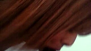 Curious tranny slut chokes on massive bbc in crossdressing deepthroat session