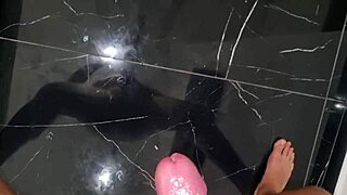 Gasp and Moan Spitting on Huge Cock for Slow Intense Handjob Cum!