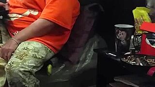 stepmom, you staring at my huge black cock or what?