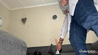 teacher sneaks risky fuck with petite student