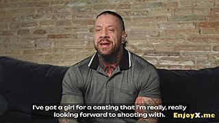 Tattooed Brunette's Wet Pussy Pounded Raw by Inked Lover