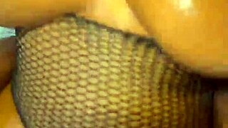 that sexy black chubby bbw slut squirts on bbc after muff diving and creampie pounding