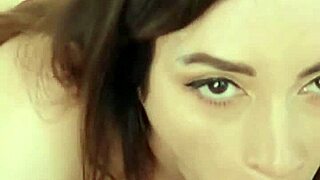 Brunette Deepthroats Monster Cock After Rimjob Sucking Ass And Handjob Masturbation In Lingerie