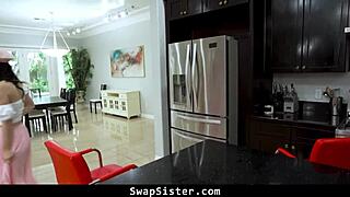 Stepsisters swap and suck stepbros cock in hardcore 4some orgy