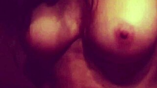 wife's natural tits and ass grind hard on my cock at 35