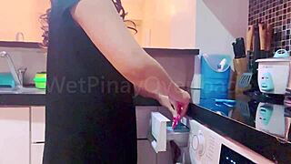 pov wet pinay in school uniform washes up after dirty porn shoot lol