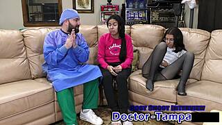 Dr Tampa's backstage enema breaks alix avery's constipation close up