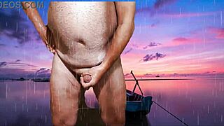 Agarabas and olpr tease with wet pussies and monster cocks outdoors