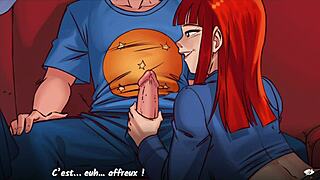 French Slut's Big Ass Tits Explode in Harem Heroes Part 1