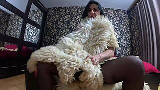 Hey, wanna see this sexy rug get face-fucked hard then covered in hot cum play?