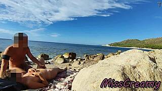 hey babe, strangers caught me and my wife fucking my huge cock on nude beach 😏🏖️🍆