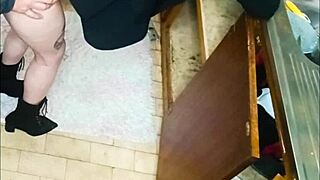 Neighbor Begs Sink Fix But Wet Pussy Dripping Needs Doggy Pound