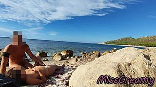 hey babe, strangers caught me and my wife fucking my huge cock on nude beach 😏🏖️🍆