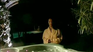 BIG COCK POUNDS BENT-OVER ASS IN NIGHT-TIME HOT TUB