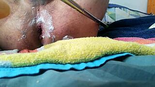 play with my naughty little ass using those anal toys till i cum hard!