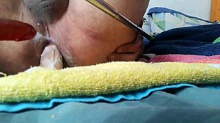 play with my naughty little ass using those anal toys till i cum hard!