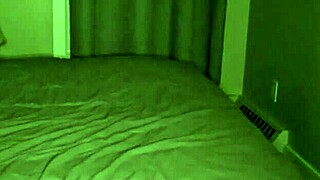 silly young girl bedroom fooling