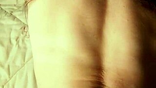 whoa naughty brunette babe rides cock then takes massive anal creampie close up