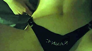 silly young girl bedroom fooling