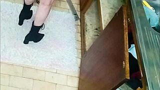 Neighbor Begs Sink Fix But Wet Pussy Dripping Needs Doggy Pound