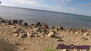 hey babe, strangers caught me and my wife fucking my huge cock on nude beach 😏🏖️🍆