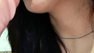Amateur Argentinian Brunette Prostitute Sucks Dildo Greedily with Toys