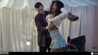 hot teen 18+ freezes so bestie delivers squirting orgasms trailer! 🔥💦😍