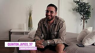 addison vodka's natural tits bounce wildly as she zones into quinton james' fuck