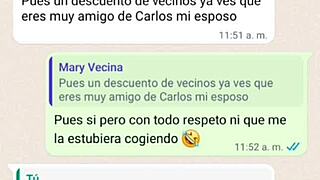 Doña Mary craves cock hubby skips so I fuck her