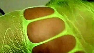 big booty ebony cousin shakes her naked tits and ass seductively