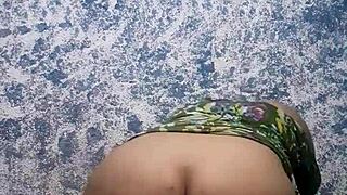 stepmom lets me film her riding my cock wild