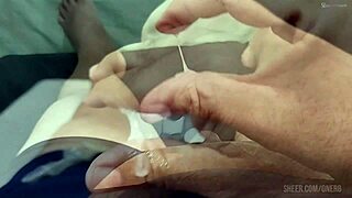 couldn't resist jerking tiny dick watching ex masturbate wildly