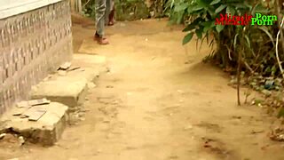 landlord's girl bathes outside then takes monster bbc doggystyle pounding hardcore