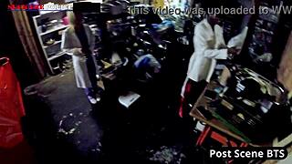 Petite nurse in latex gloves deepthroats patient cock then rides him in hospital bed